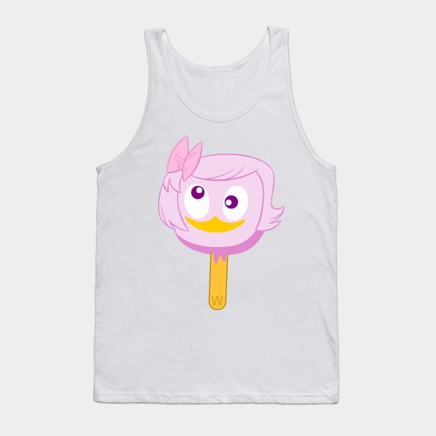 Ducktales Webby  Vanderquack Ice cream Tank Top by CoreyUnlimited